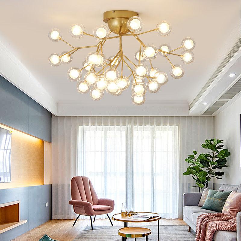 Glow Bug Chandelier (Gold)