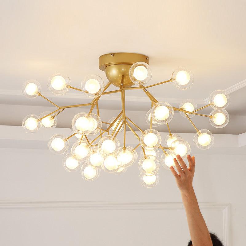Glow Bug Chandelier (Gold)