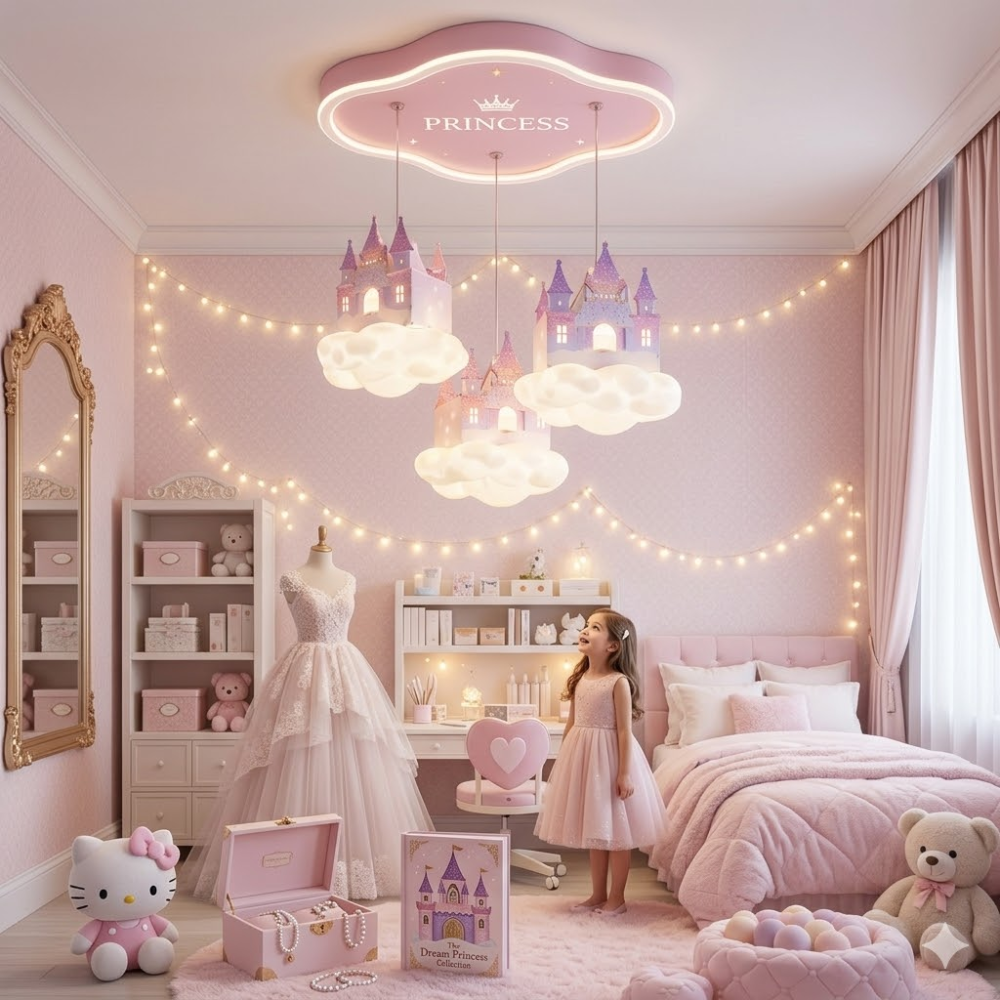 Princess Dream Castle Chandelier