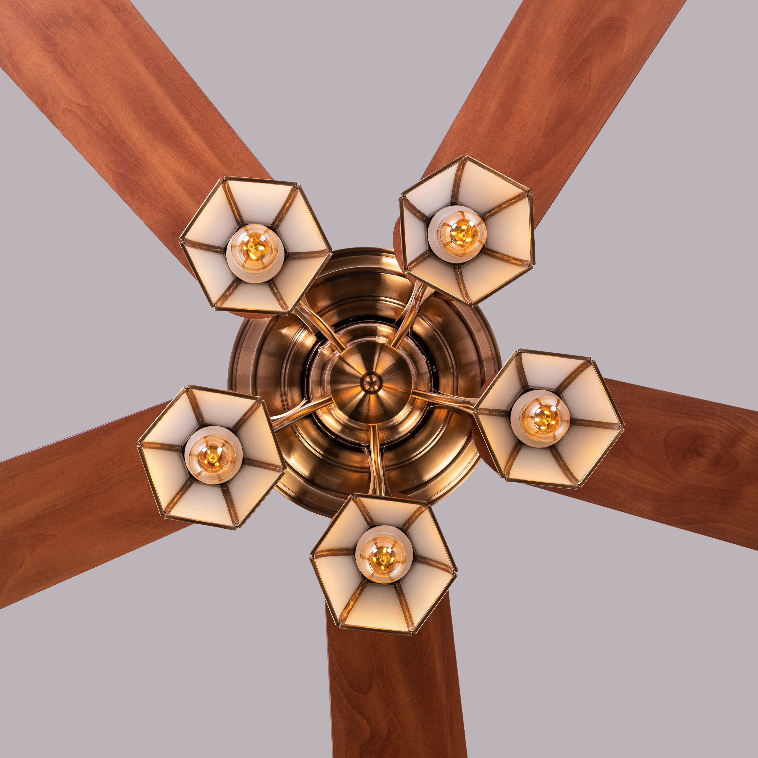 Caramel Valley (48 Inches Span, Teak Finish) Ceiling Fan
