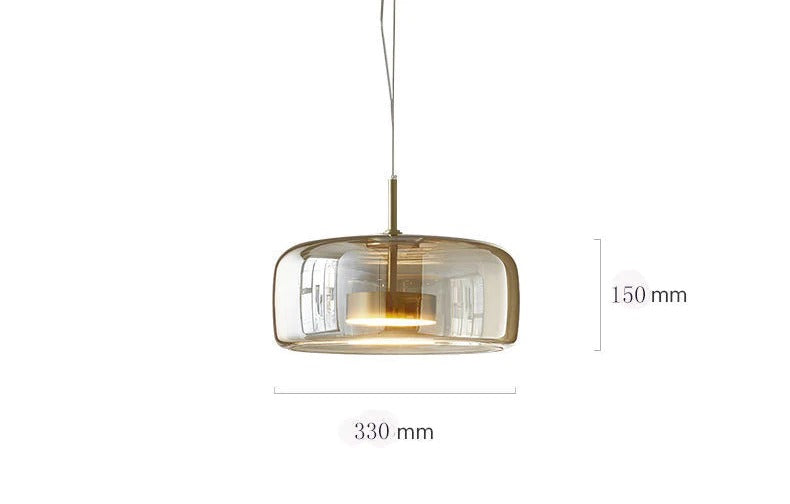 Adam and Eve - Believe Gold Pendant Light