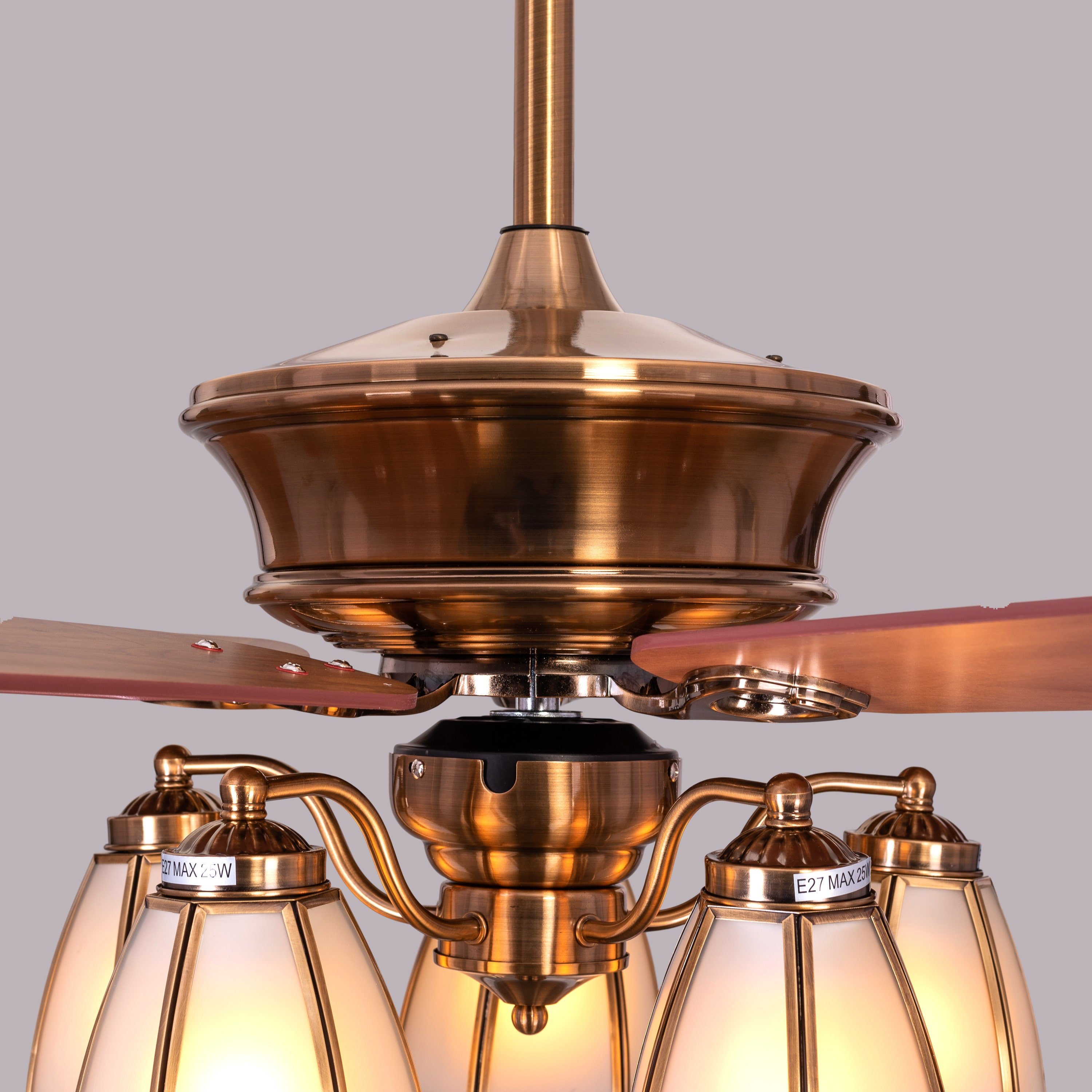 Caramel Valley (48 Inches Span, Teak Finish) Ceiling Fan