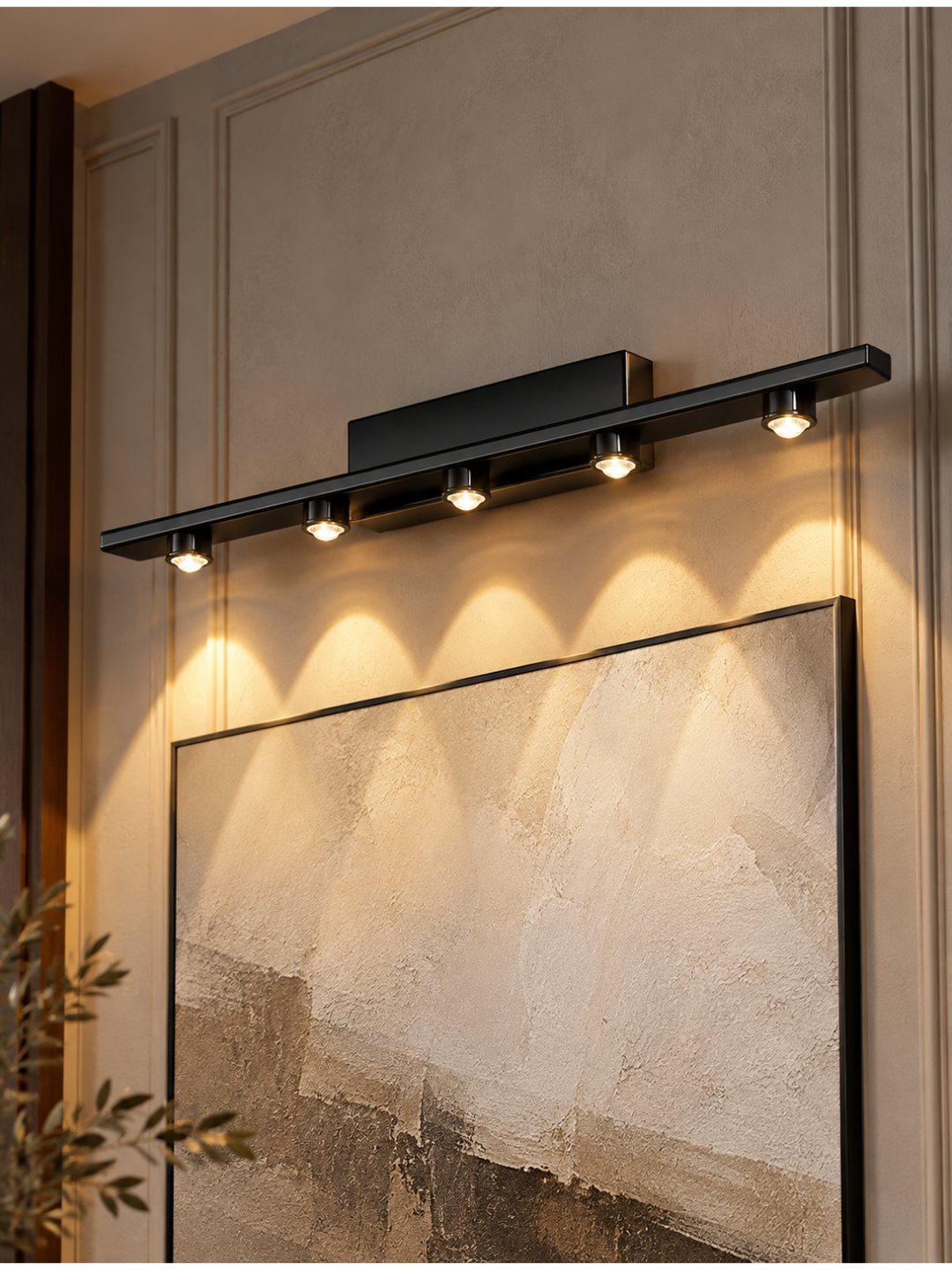 Modern 5-Light LED Picture Wall Lamp