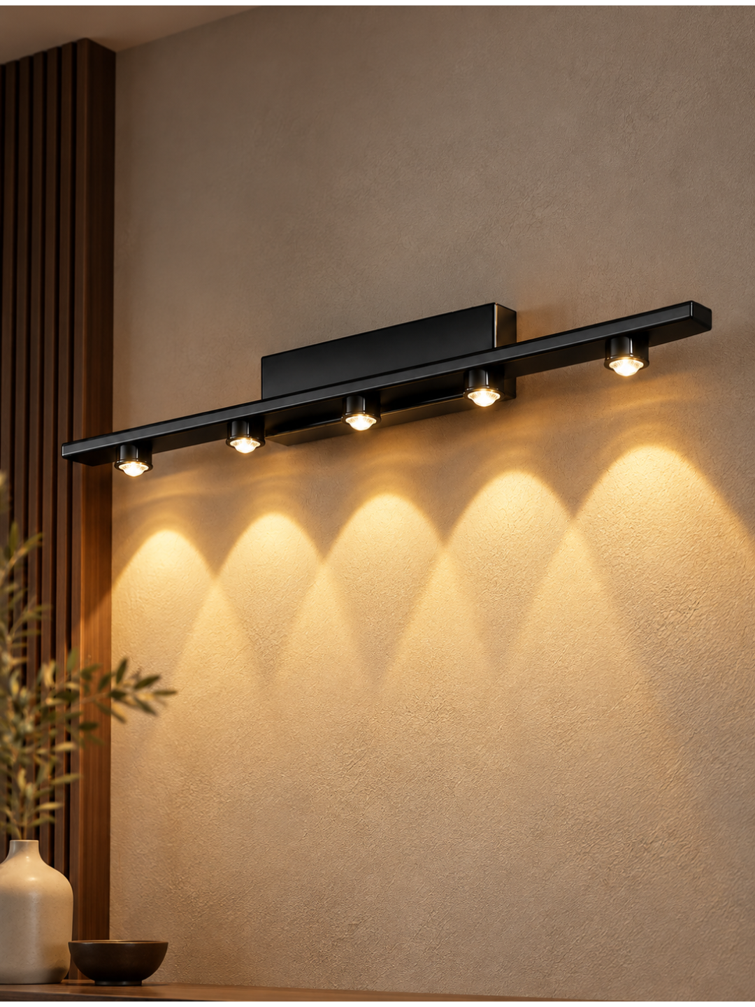 Modern 5-Light LED Picture Wall Lamp