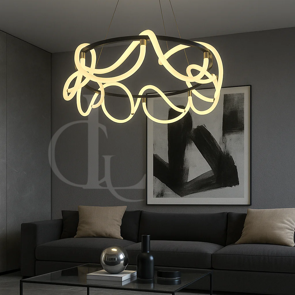 Artistic Loop (24 Inches) Chandelier