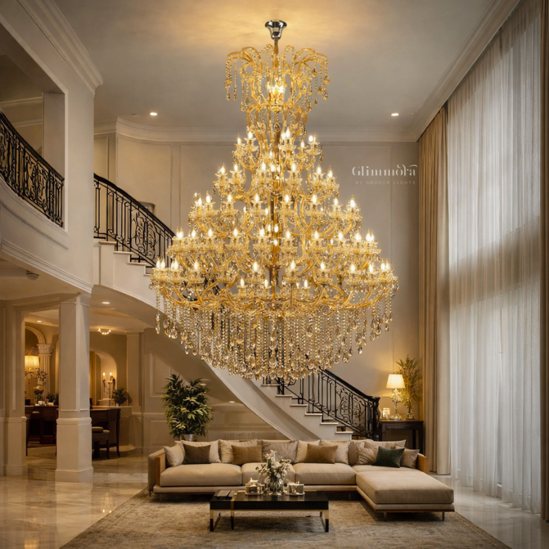 Grand Imperial Crystal Chandelier 102 Lights