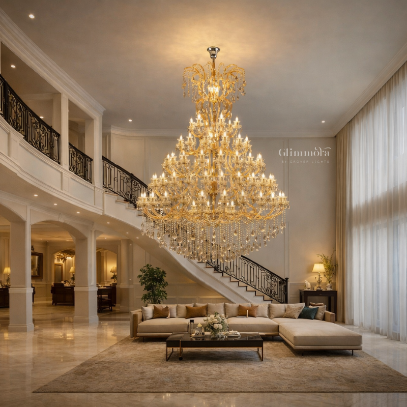 Grand Imperial Crystal Chandelier 102 Lights