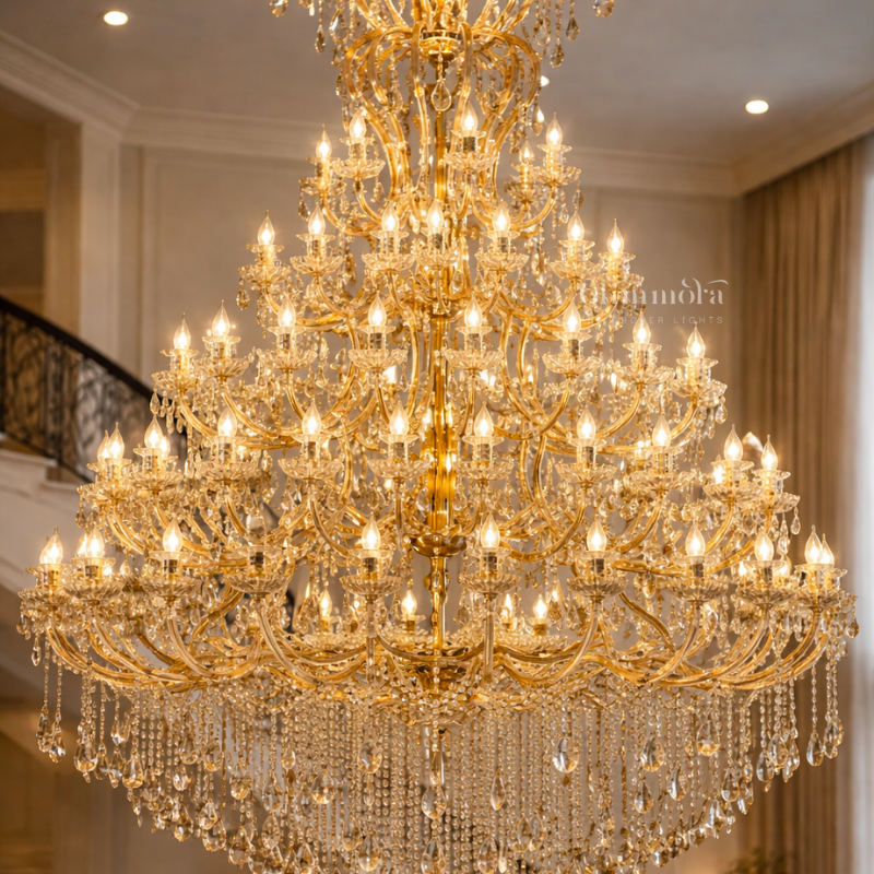 Grand Imperial Crystal Chandelier 102 Lights