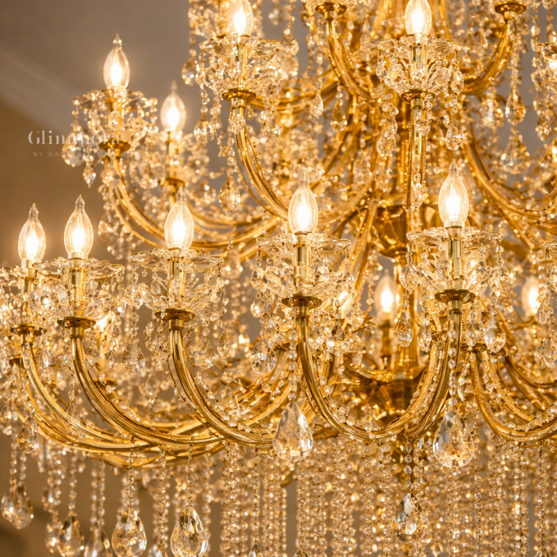 Grand Imperial Crystal Chandelier 102 Lights
