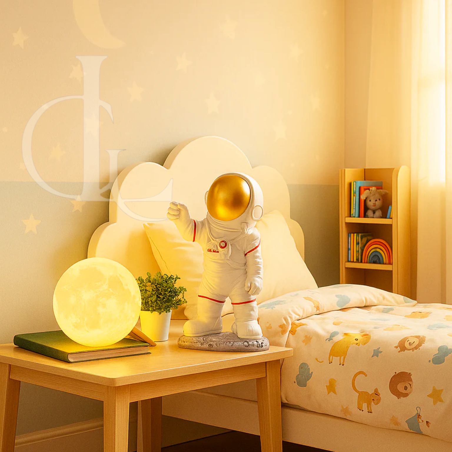 Modern Desk Lamp Astronaut Desk Light (Standing)