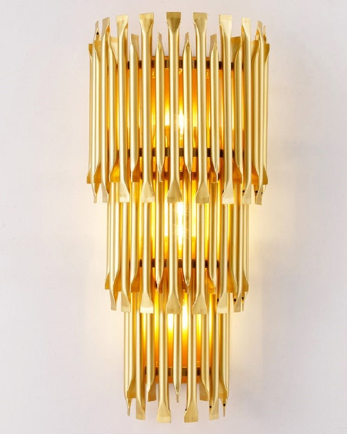 Modern Industrial Wall Light - Gold