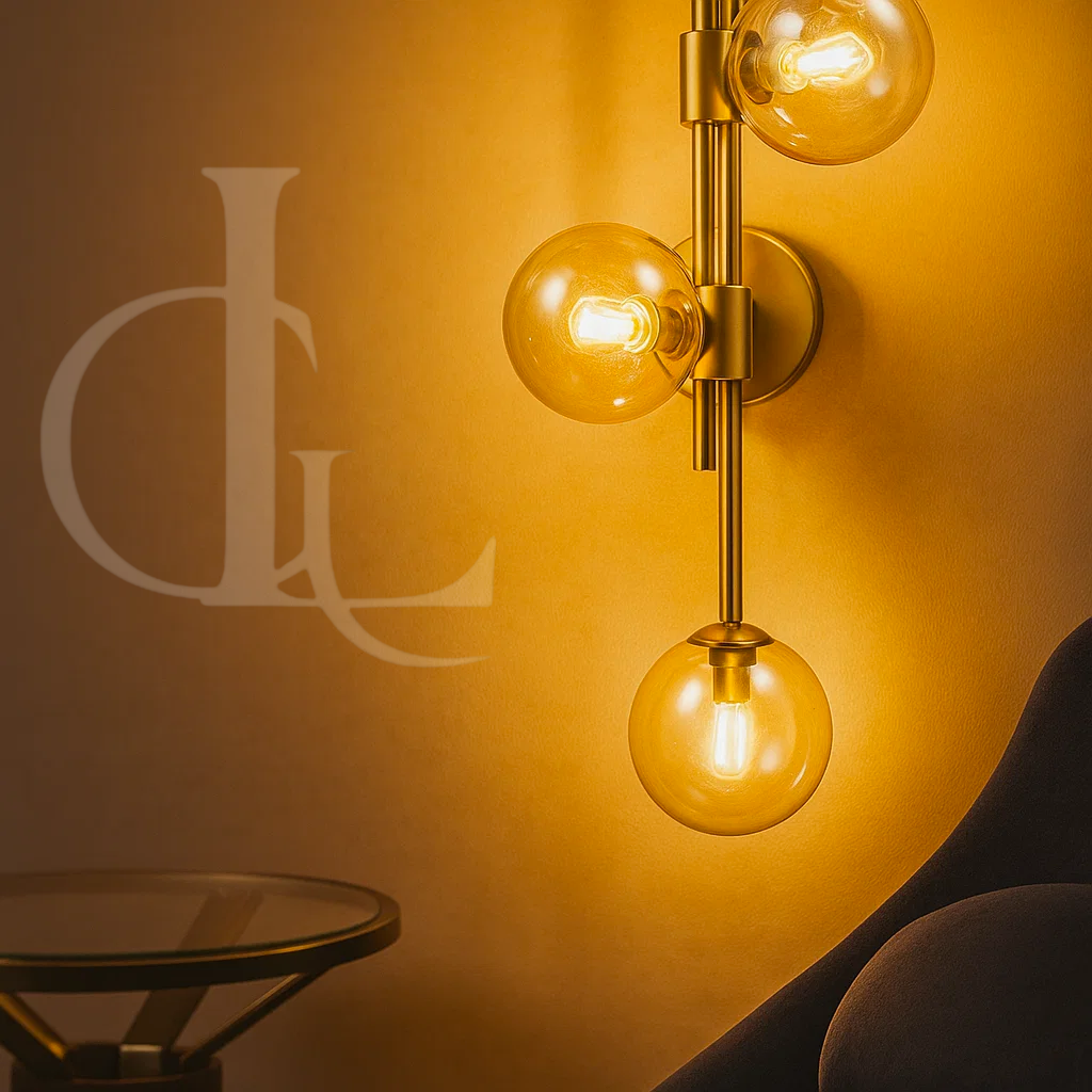 Find your Way (Amber) Glass Wall Light