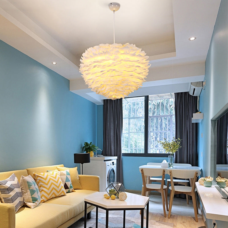 Nordic Feather Pendant Light