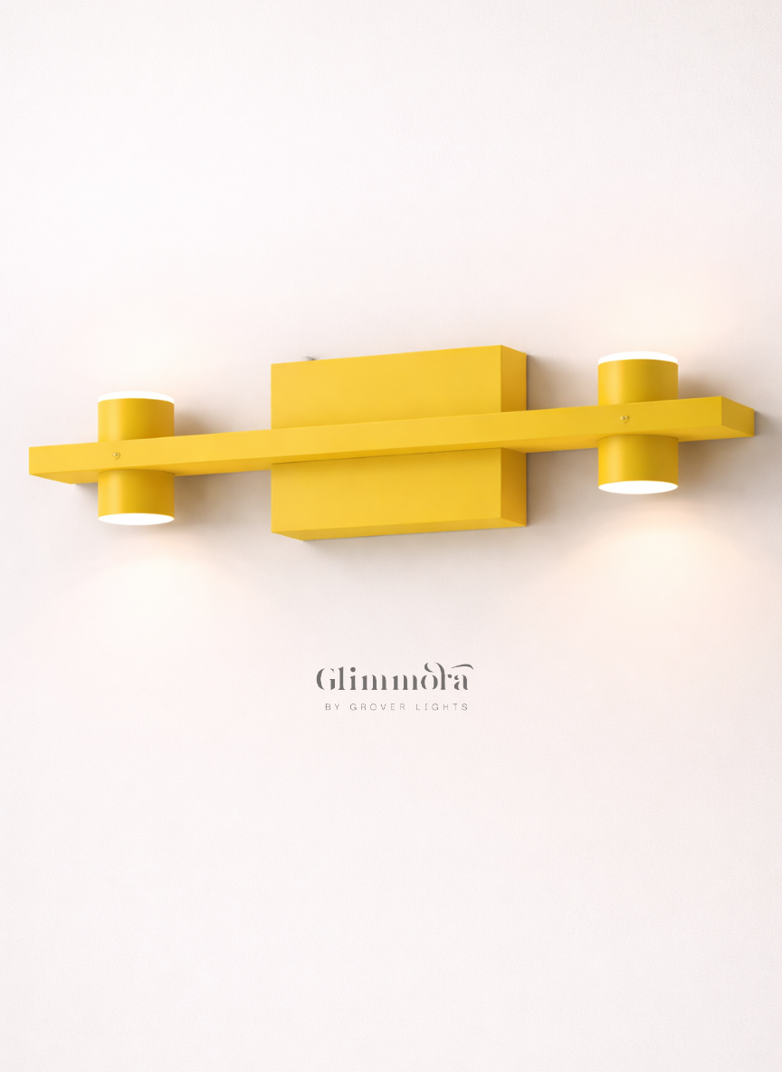 Solara Linear Yellow Wall Light