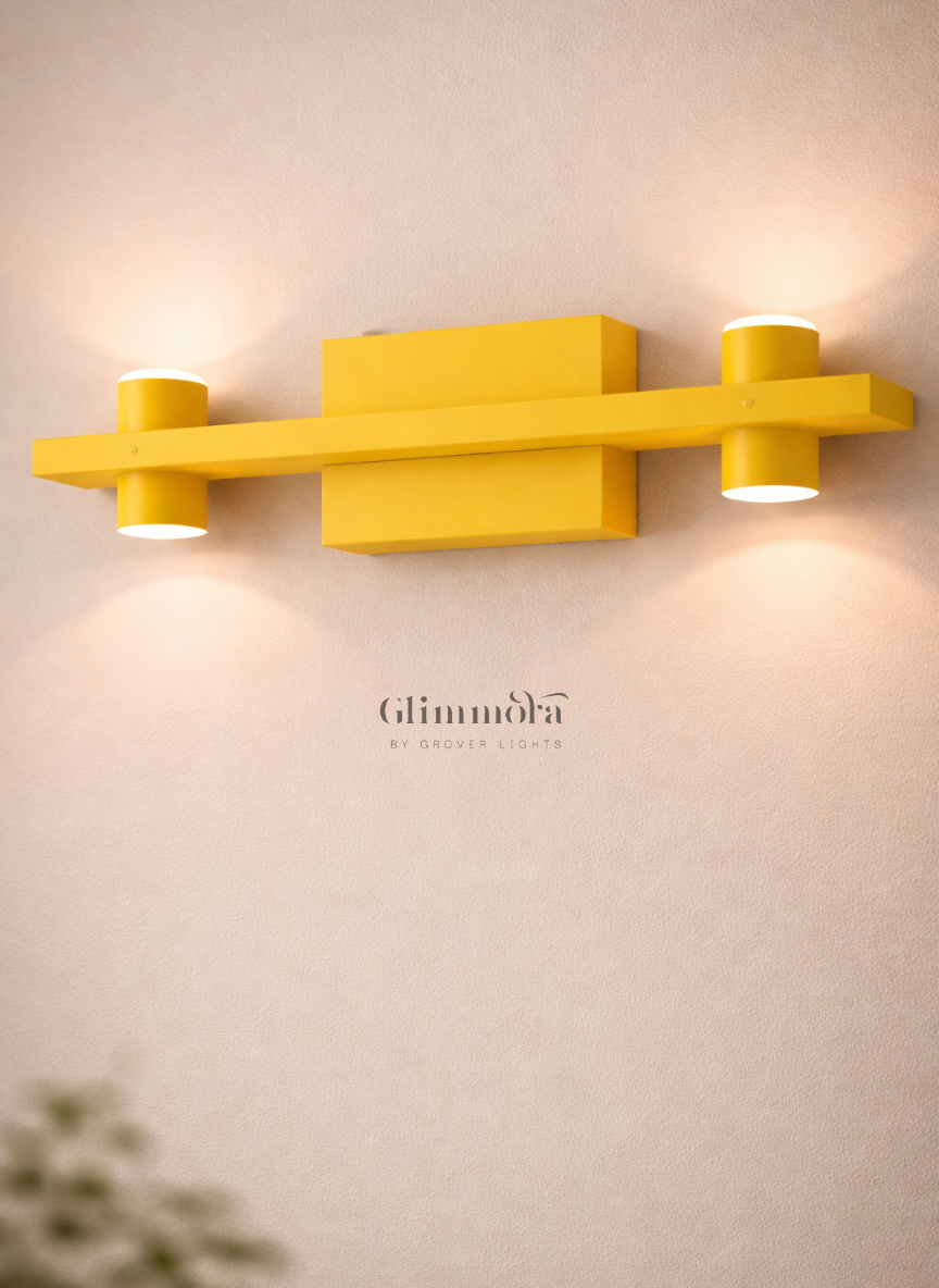 Solara Linear Yellow Wall Light