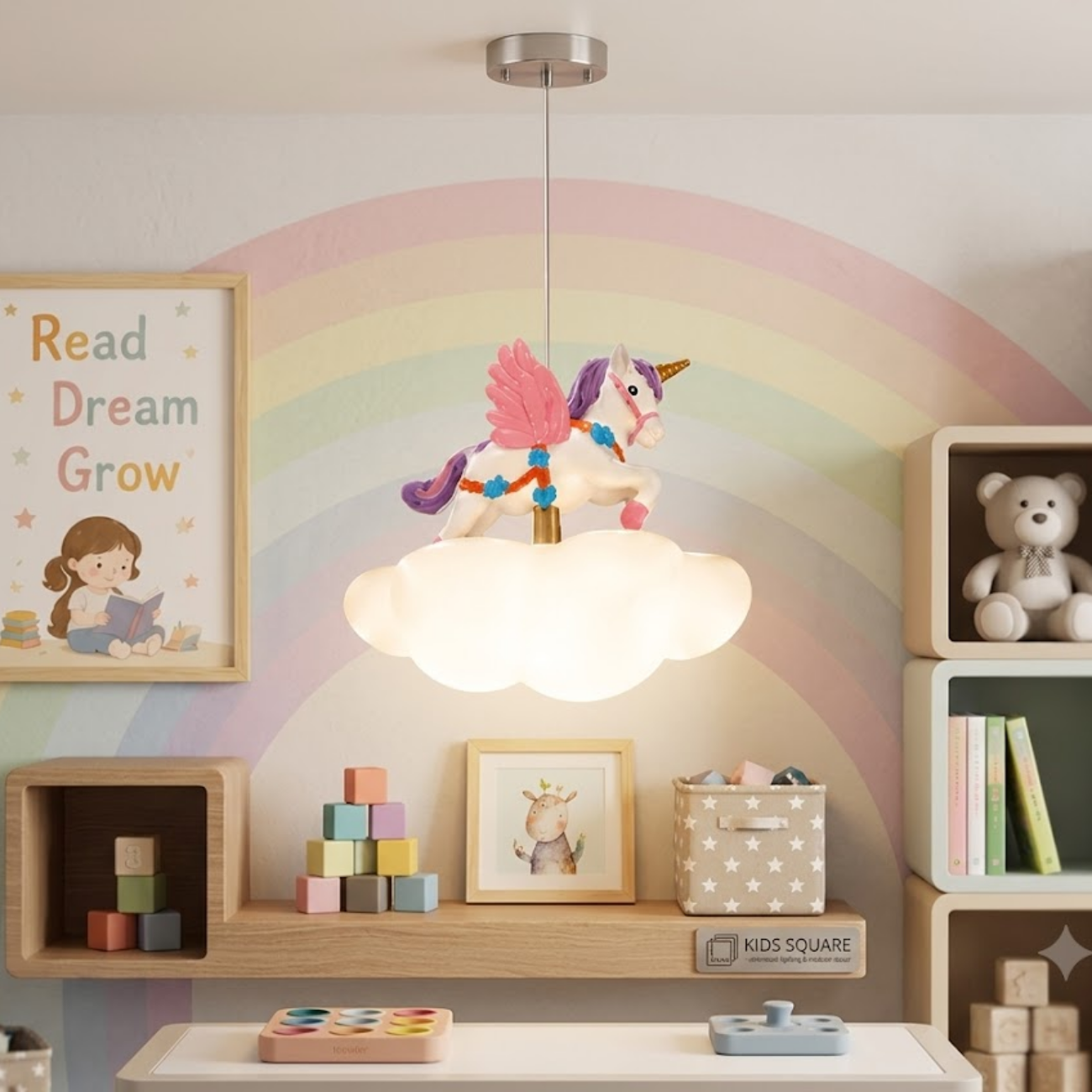 DreamWing Unicorn Kids Pendant Light