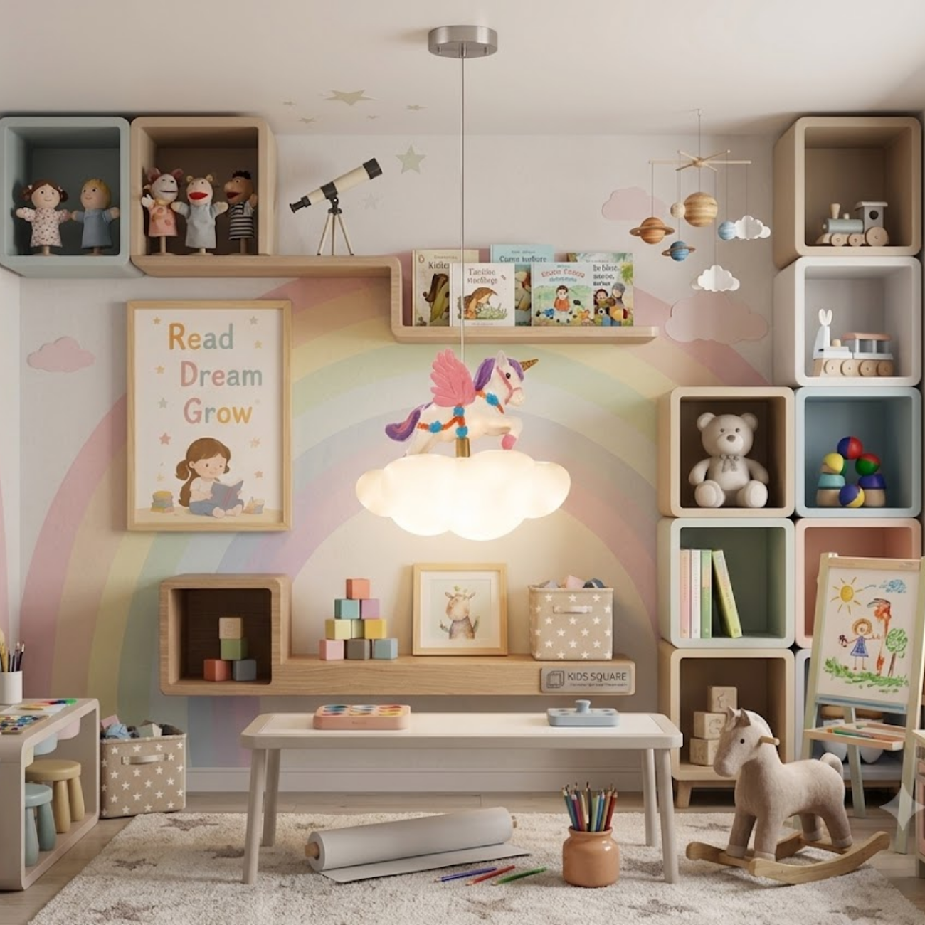 DreamWing Unicorn Kids Pendant Light