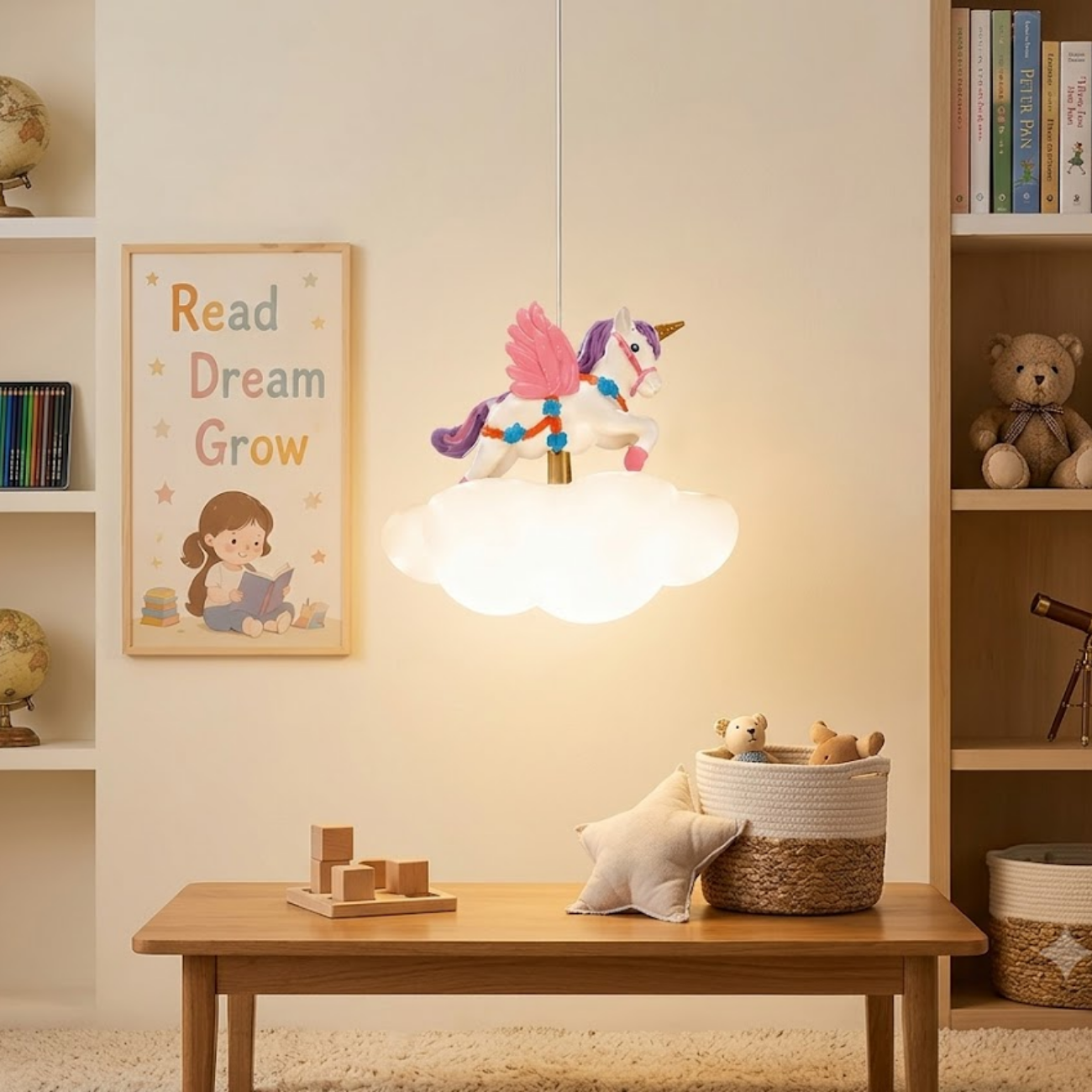 DreamWing Unicorn Kids Pendant Light