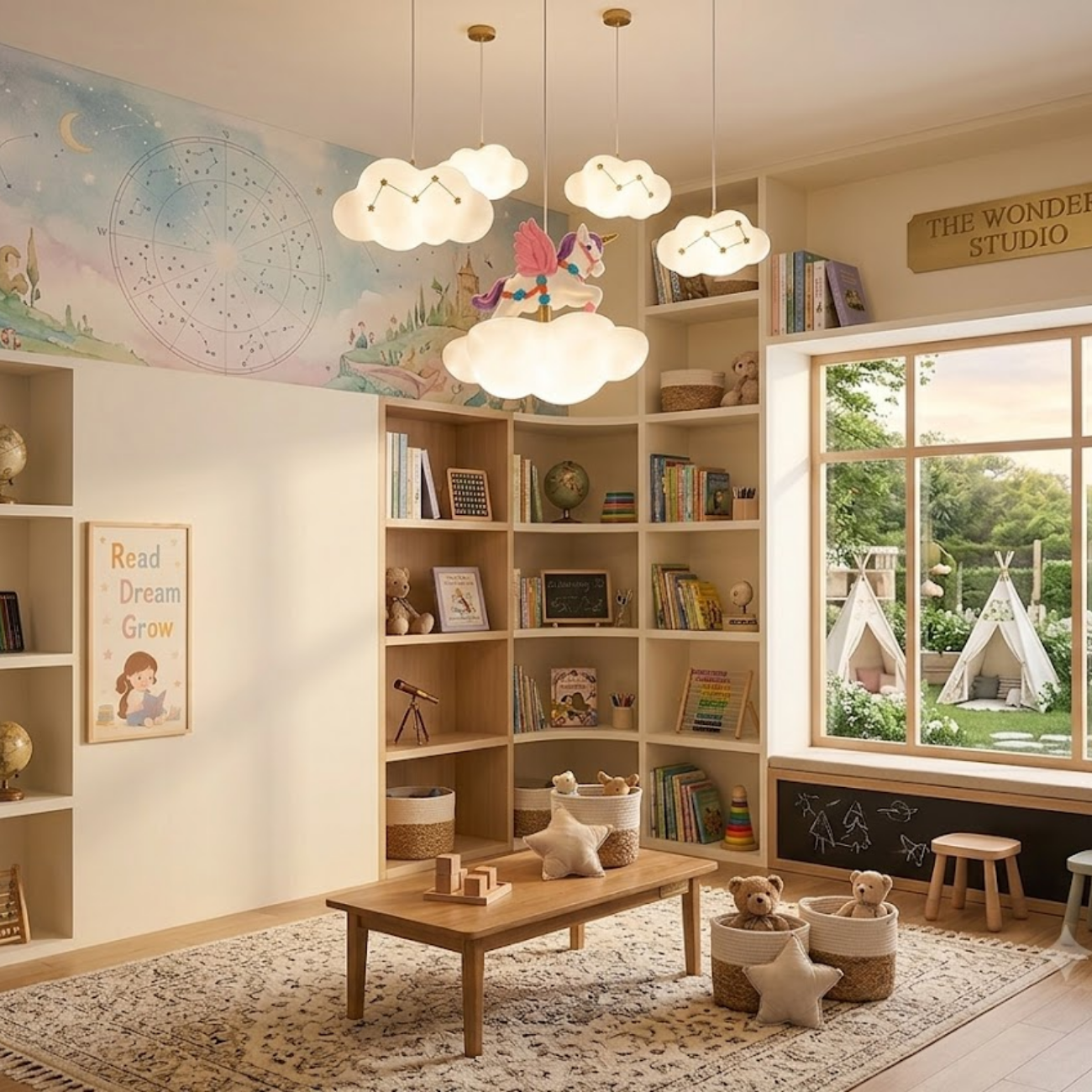 DreamWing Unicorn Kids Pendant Light