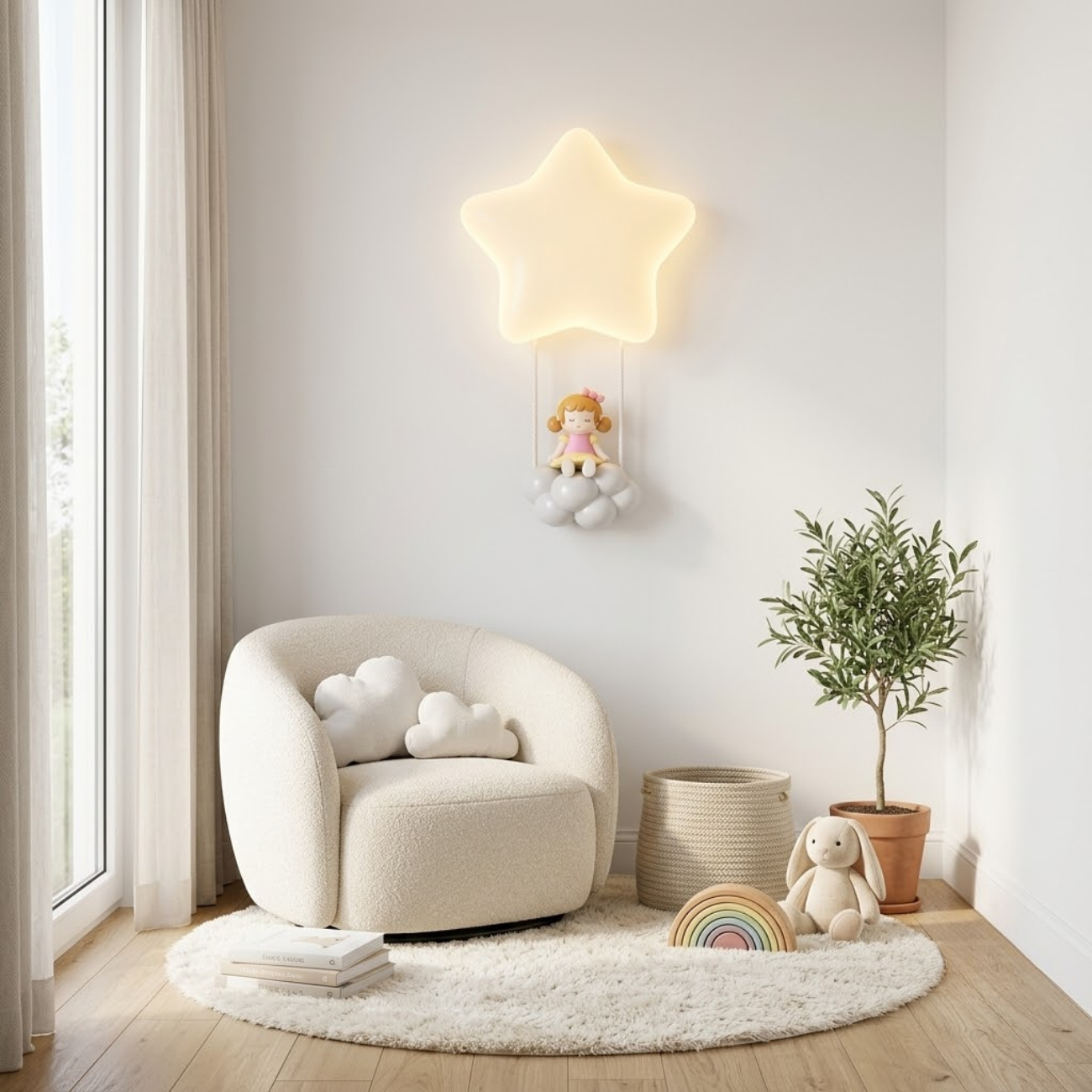Starlight Dreams Kids Wall Lamp
