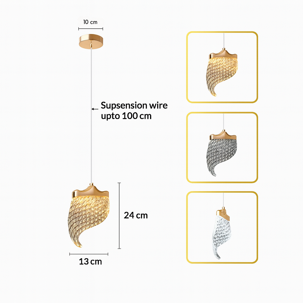 Mangue Prune Hanging Light