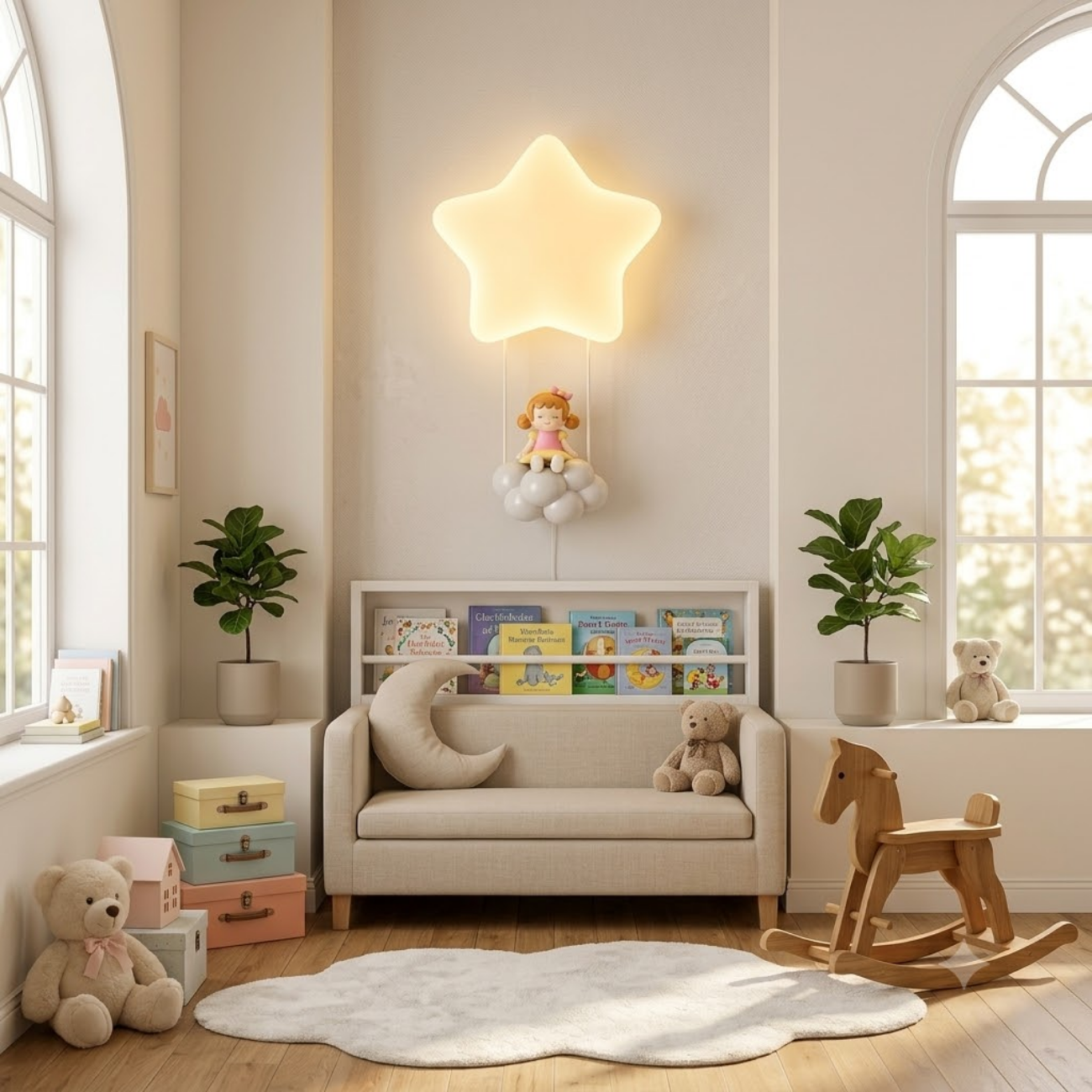 Starlight Dreams Kids Wall Lamp