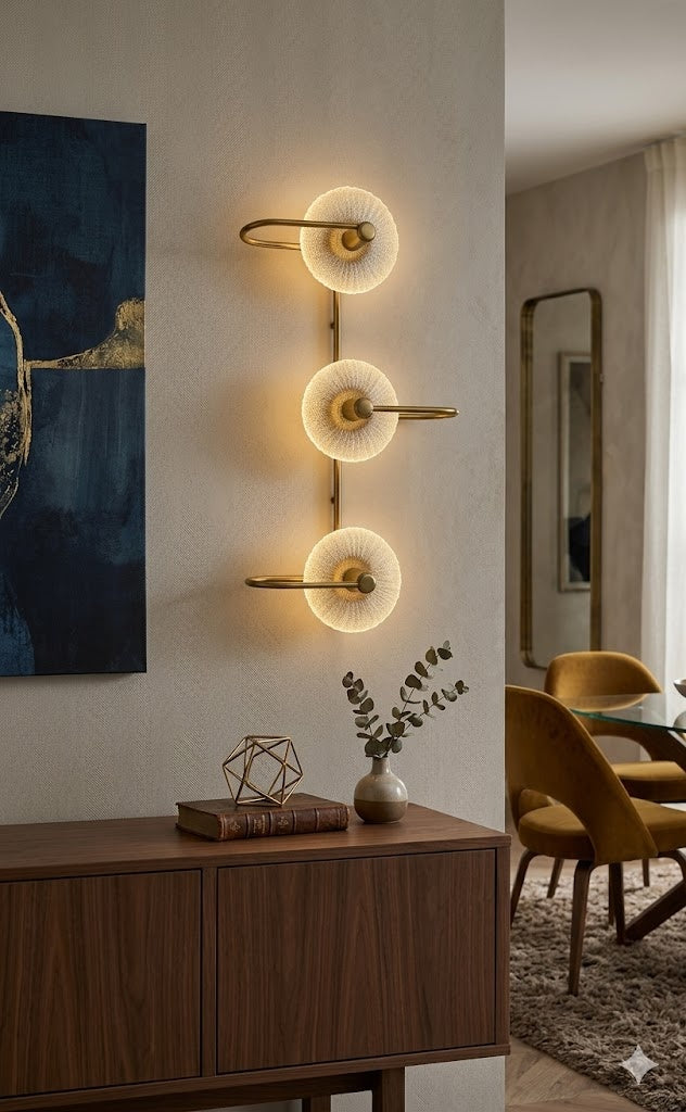 Threefold Serenity (Glass, LED) Wall Light
