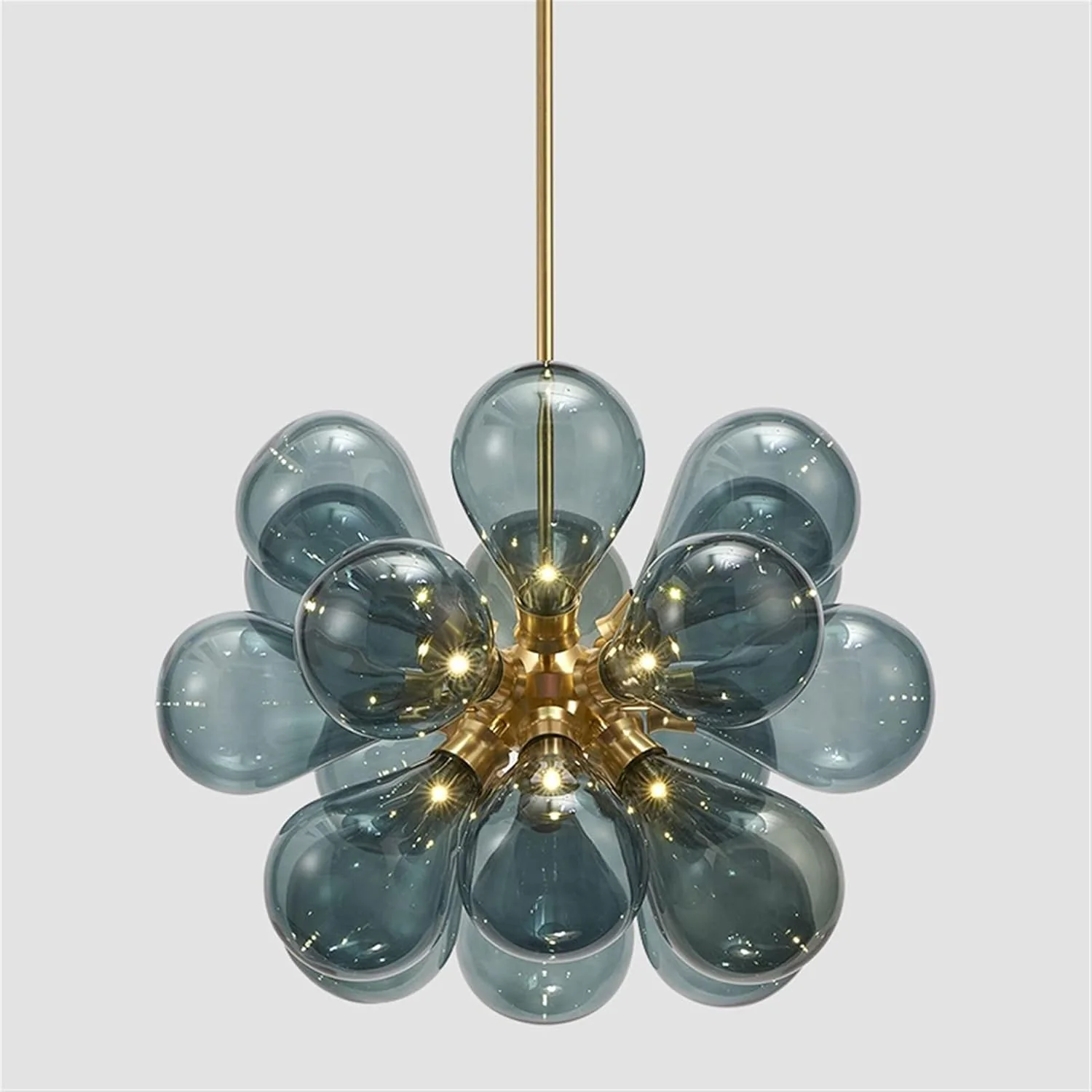 Blue Modern Sputnik Pendant Light