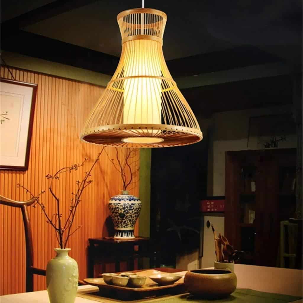 New Modern Minimalist Handmade Bamboo Pendant Lamp