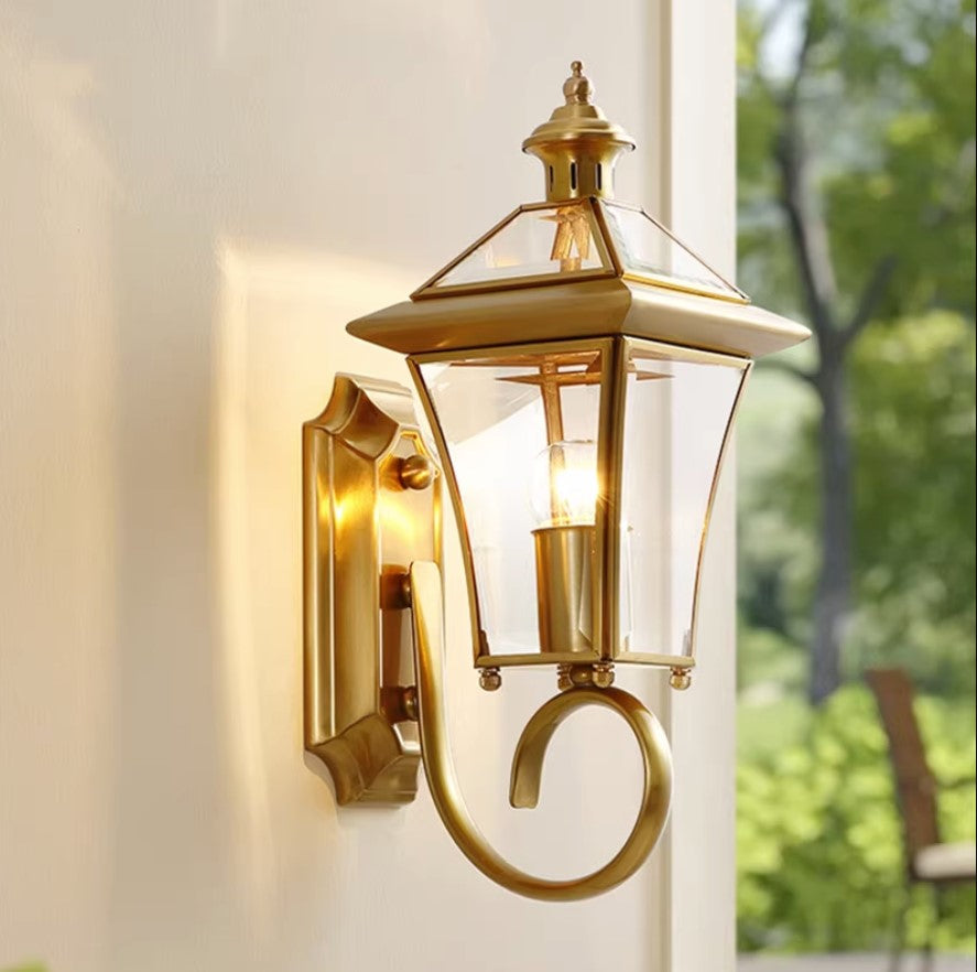 Riches Alfresco (Gold) Wall Light