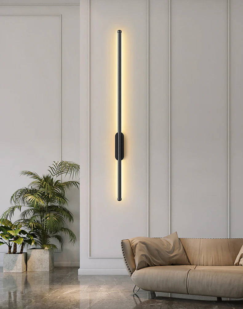 600 mm Led Black Long Wall Light