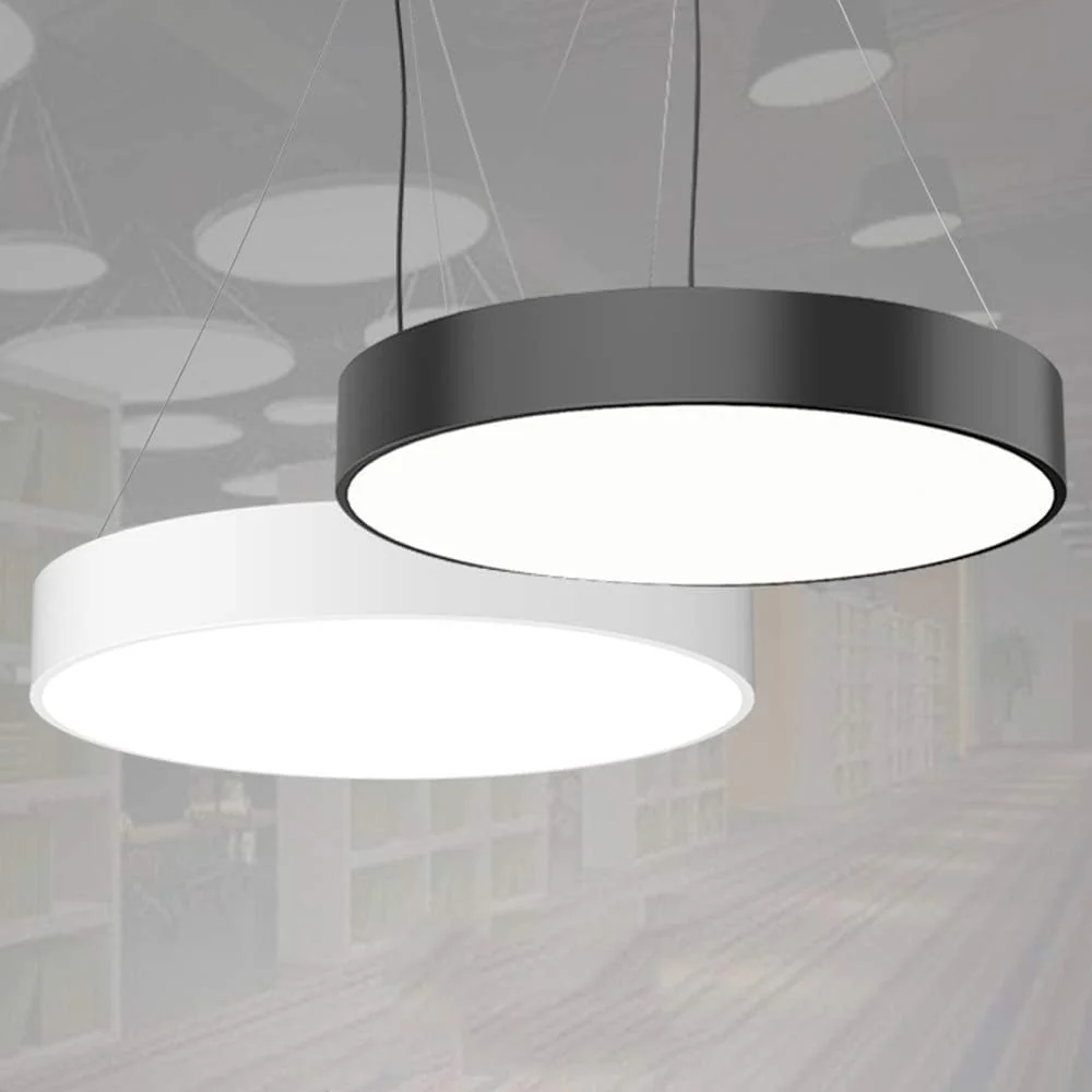 LED Circular Office Solid Pendant Hanging Light