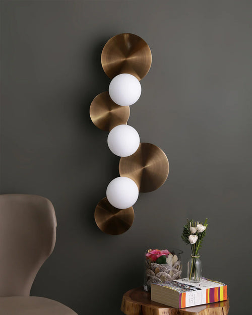 Triple Gass Ball LED Wall Light