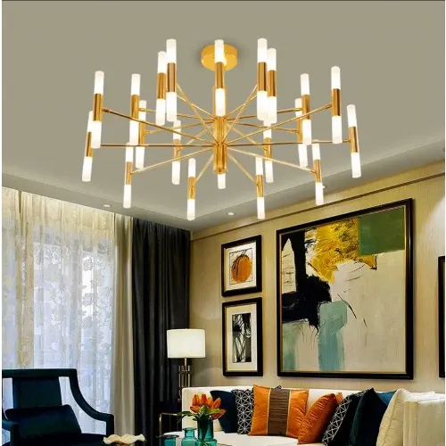 Willow Whisper Chandelier (Gold)