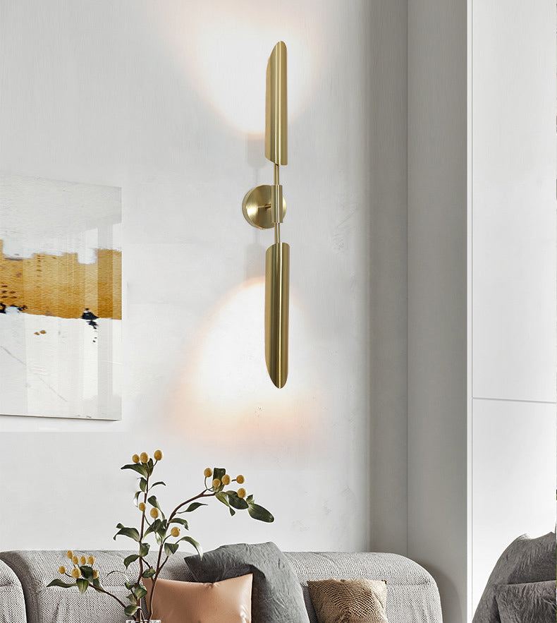 Calm Glow: Peaceful Life (Gold) Wall Light
