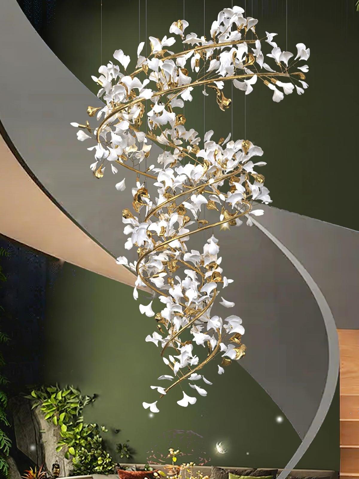 Kew Tree Companion Chandelier (Completely Ceramic)