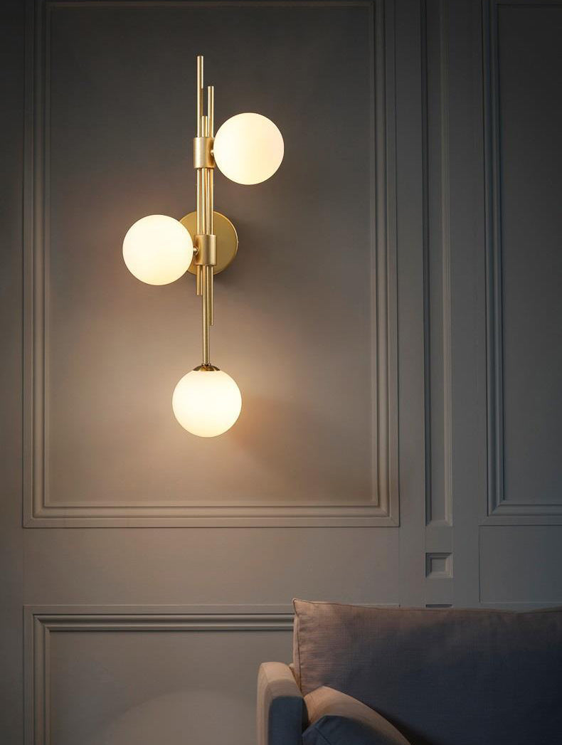 Follow Your Path: Frosted Sphere/Glass Ball Wall Light/Sconce