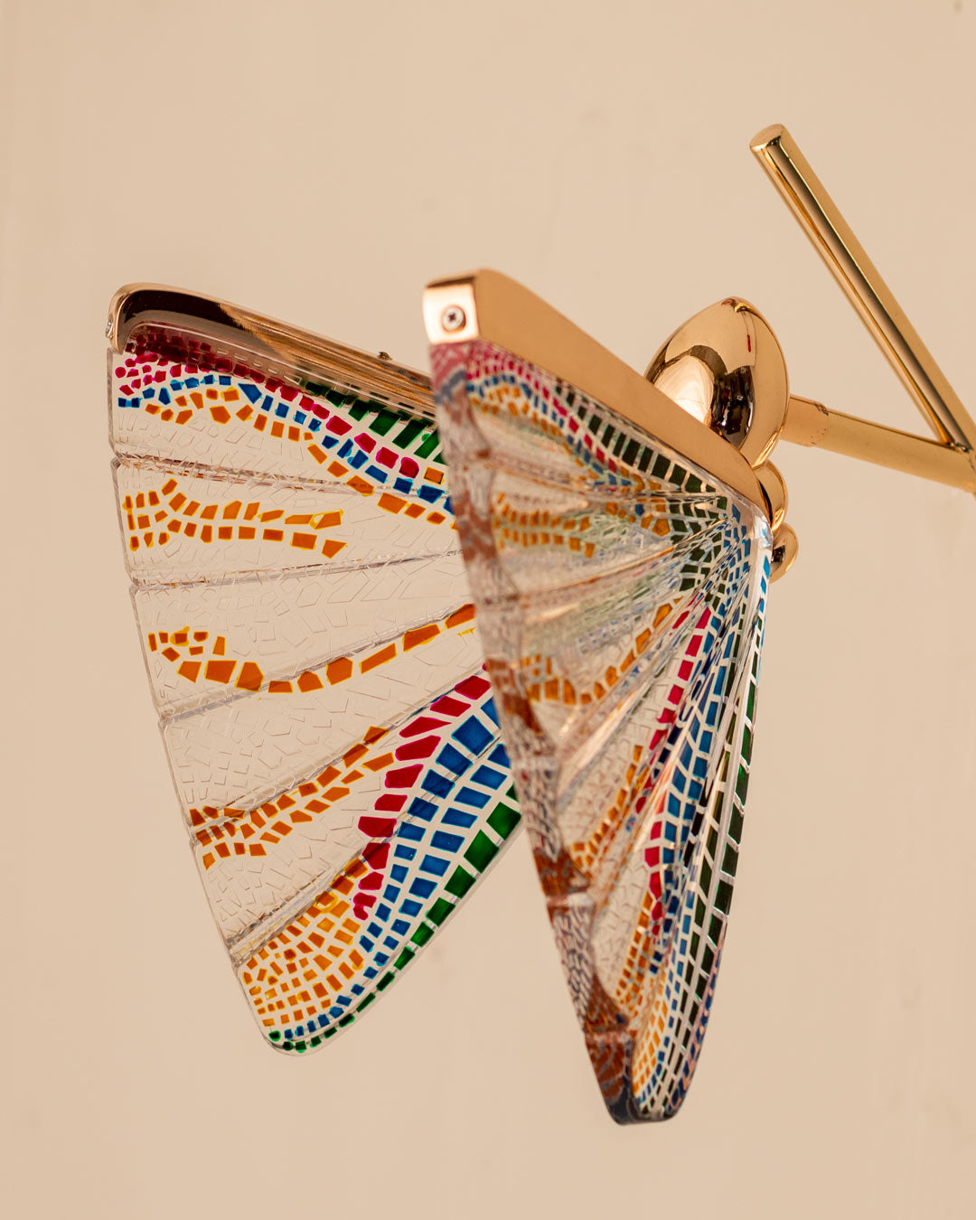 Butterfly Glass Wall Light