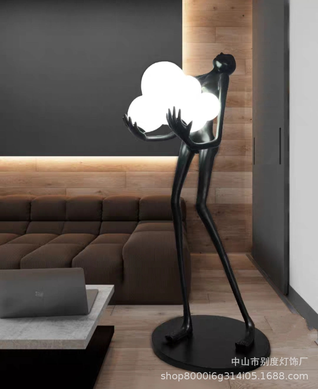 Meet me here: Human Floor Sculpture with Balls