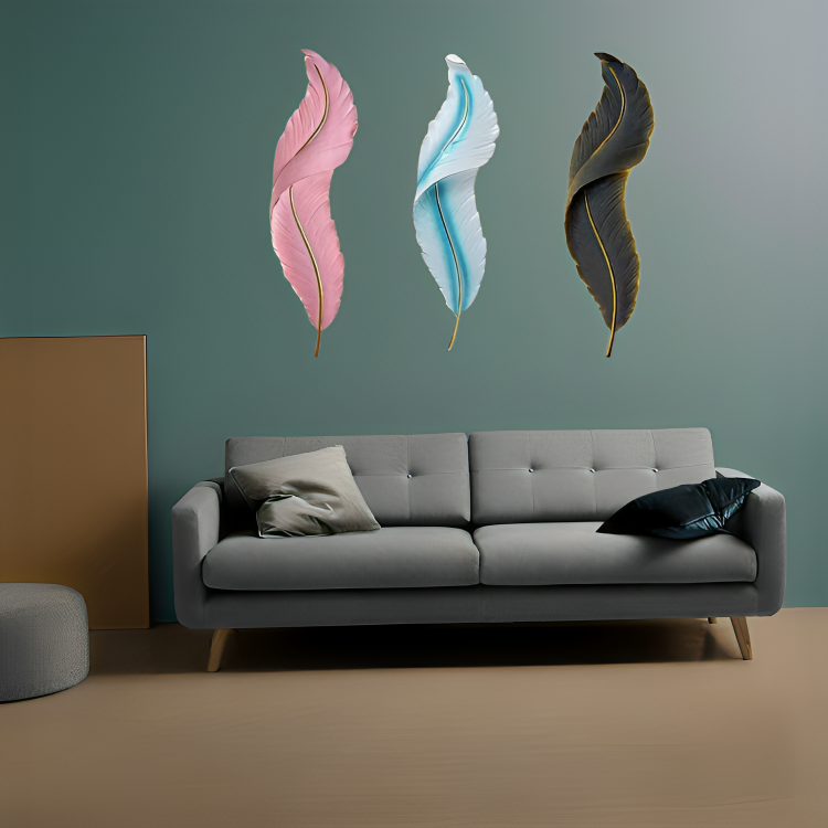 Feather Wall Nordic Style Modern Light