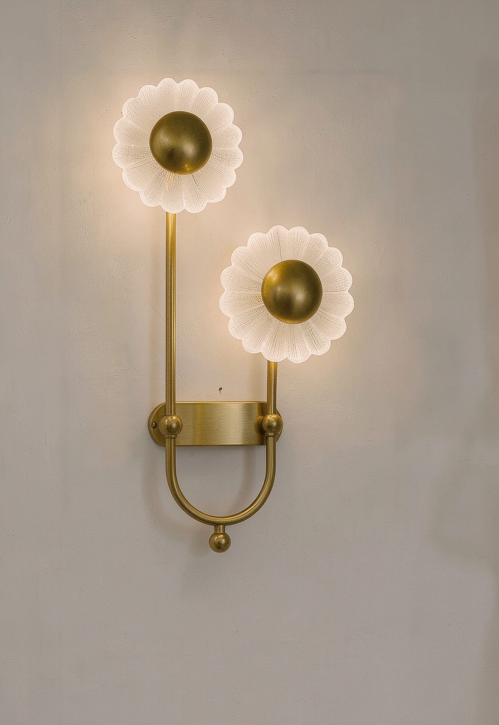 Twin Bloom Wall Light