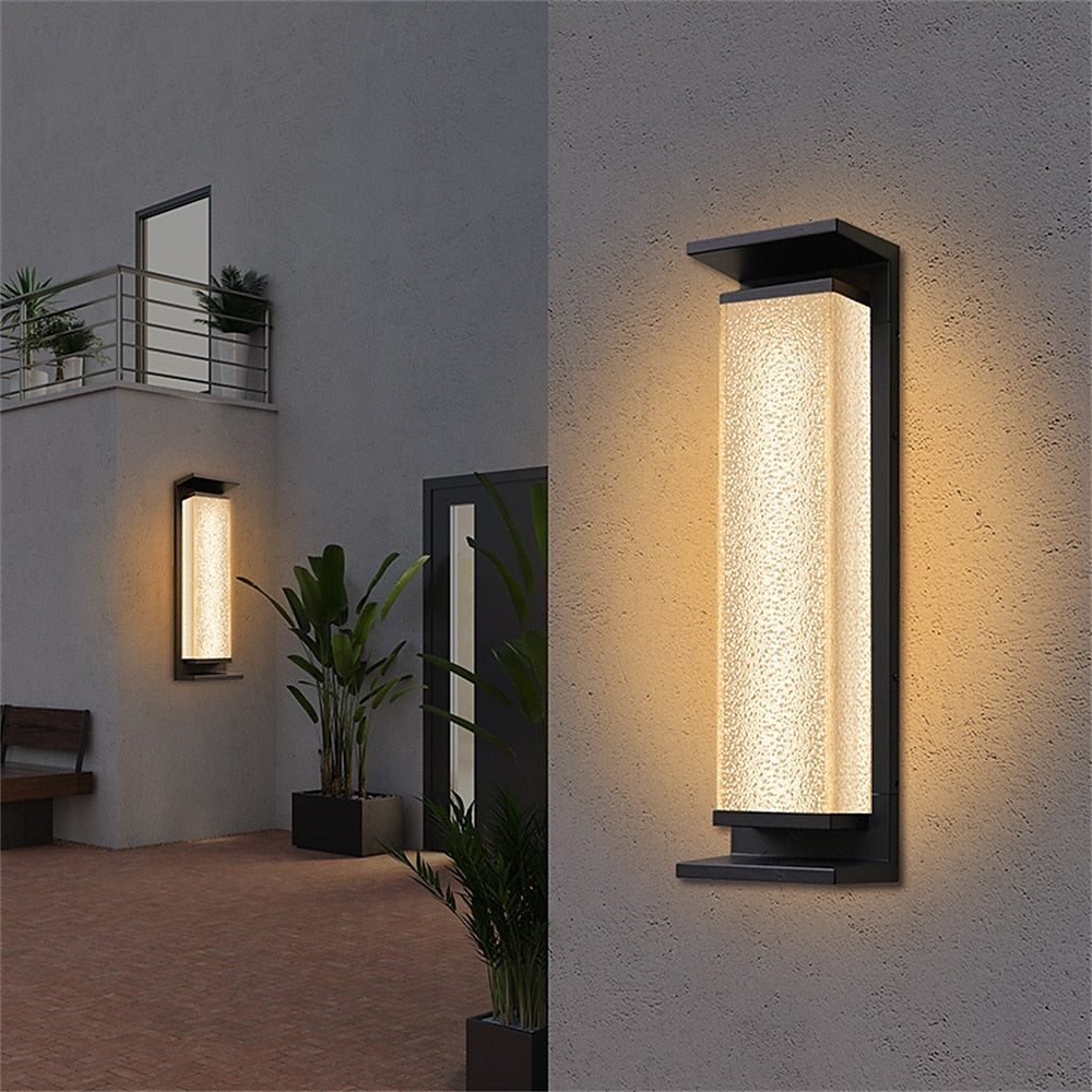 Single Acrylic Metal Wall Light