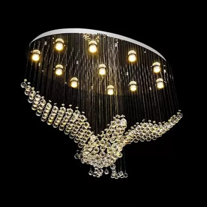 Wing Bling Bird Crystal Chandelier