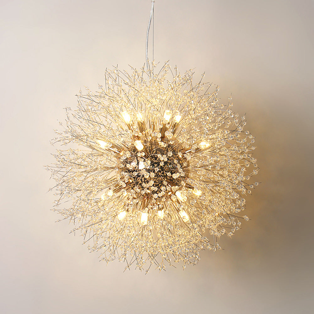 Reach the Stars (Spherical Golden) Chandelier 20 Inches Dia Hanging Light