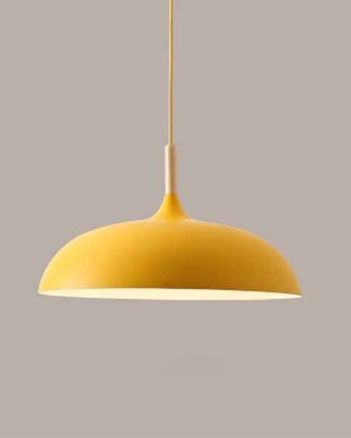 Industrial Hanging Pendant Light - Yellow