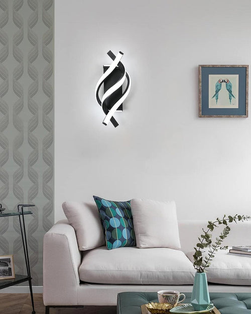 Sprial Strip LED Wall Light