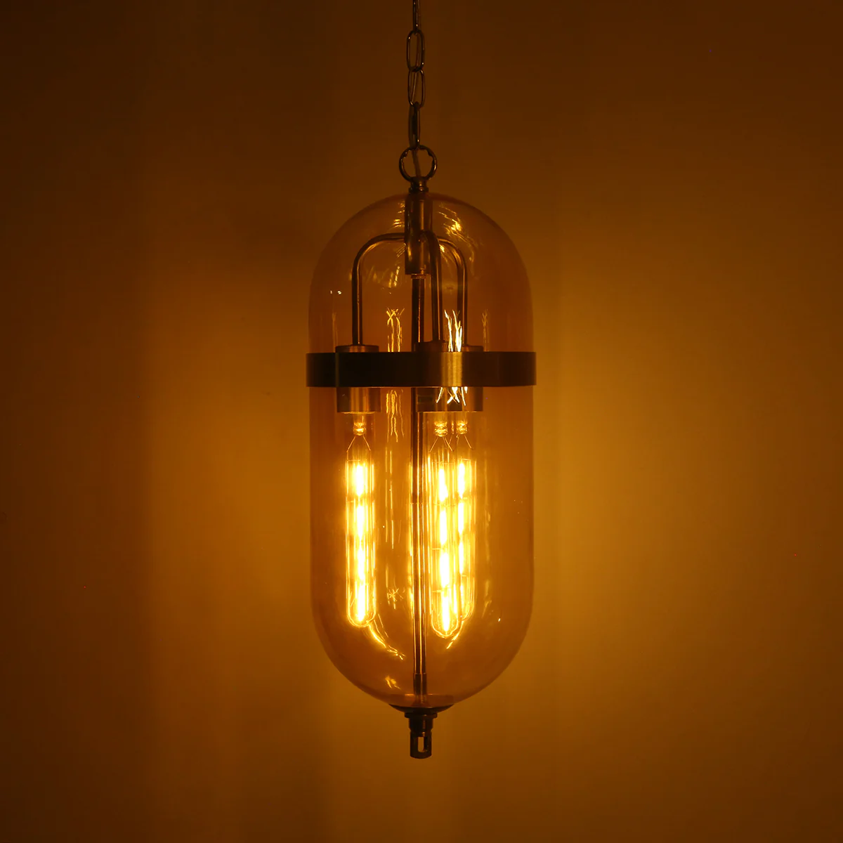 Gravity Amber Pendant Light
