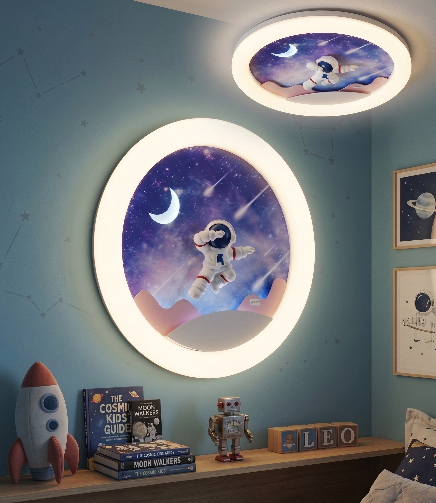 When Moon Winked (20 Inch) Wall/Ceiling Light