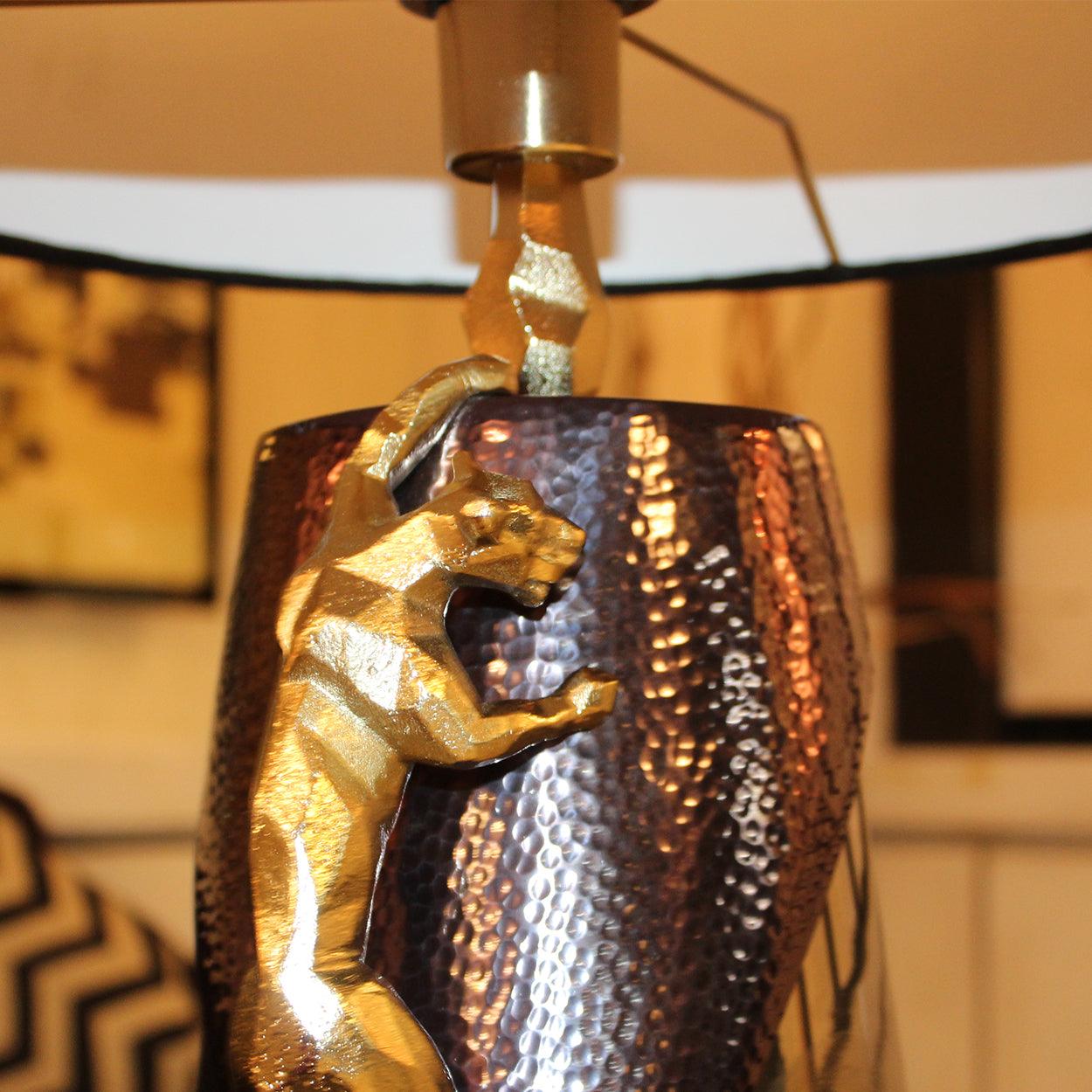 Wild Essence Metal and Glass Table Lamp