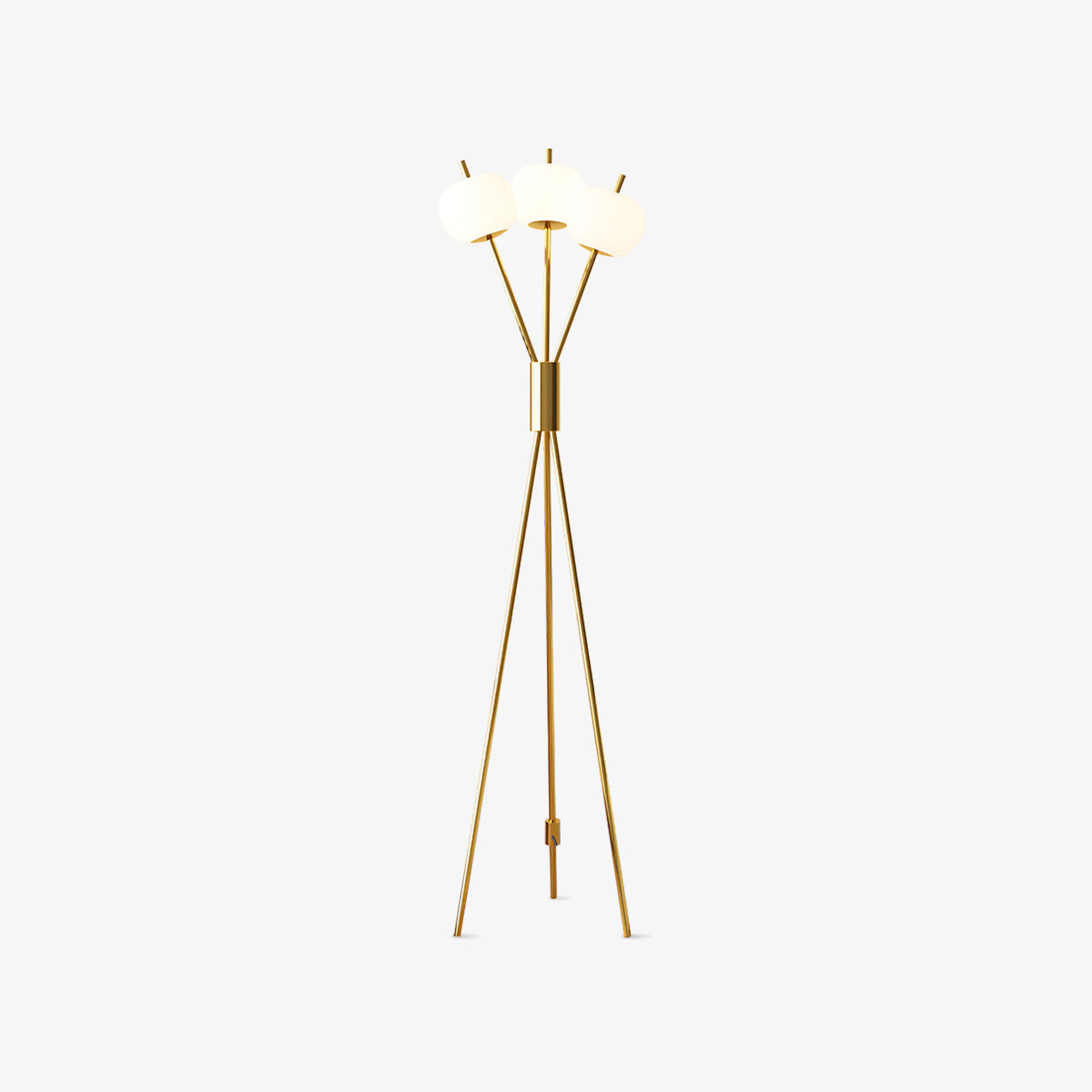 Bouquet Elegance: Floor Lamp with Three Lights